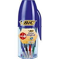 BIC Cristal Original Bolígrafos Punta Media (1-0mm) - Colores Surtidos- Blíster de 16+4 Unidades - Bolígrafos fiables…